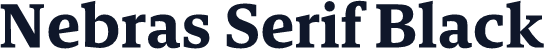 Nebras Serif Black