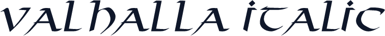 Valhalla Italic