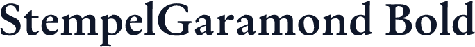 StempelGaramond Bold