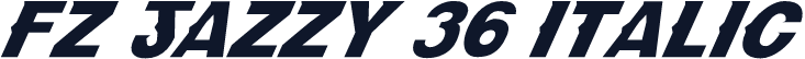 FZ JAZZY 36 ITALIC