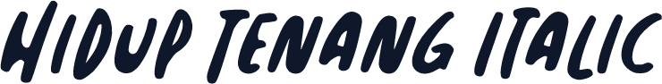 Hidup Tenang Italic
