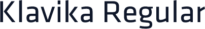 Klavika Regular