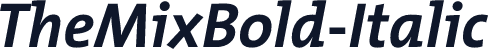 TheMixBold-Italic