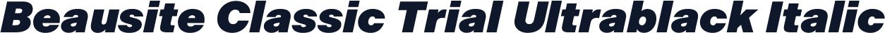 Beausite Classic Trial Ultrablack Italic
