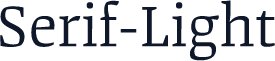 Serif-Light