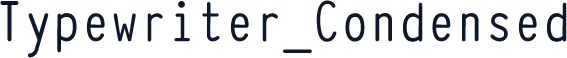 Typewriter_Condensed