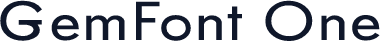 GemFont One