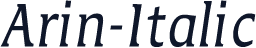 Arin-Italic