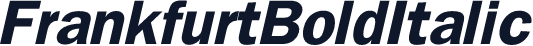 FrankfurtBoldItalic