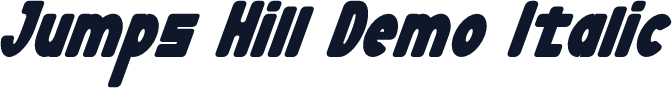 Jumps Hill Demo Italic