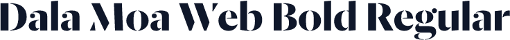 Dala Moa Web Bold Regular