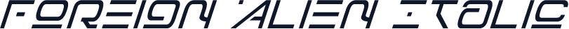Foreign Alien Italic
