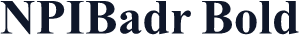 NPIBadr Bold