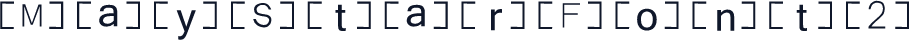 MayStarFont2
