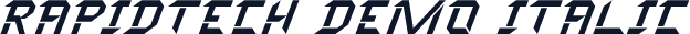 Rapidtech Demo Italic