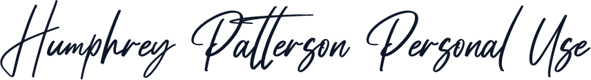 Humphrey Patterson Personal Use