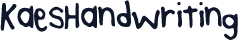 KaesHandwriting