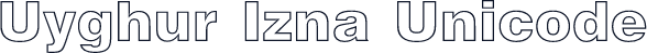 Uyghur Izna Unicode