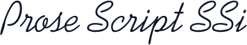Prose Script SSi