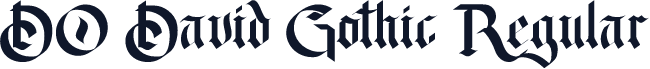 DO David Gothic Regular