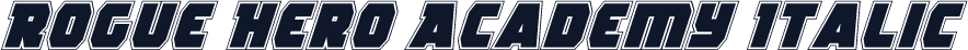 Rogue Hero Academy Italic