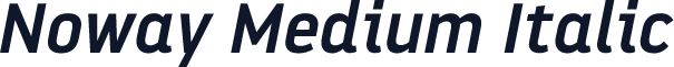 Noway Medium Italic