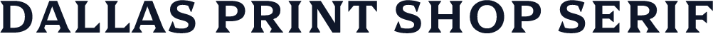 Dallas Print Shop Serif