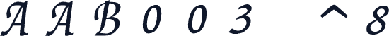 AAB003 ^8Ä