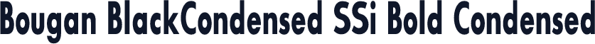 Bougan BlackCondensed SSi Bold Condensed