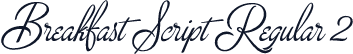 Breakfast Script Regular 2