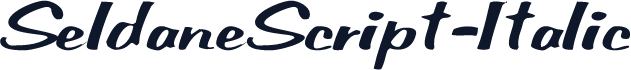 SeldaneScript-Italic