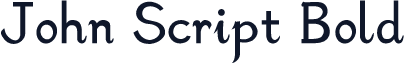 John Script Bold