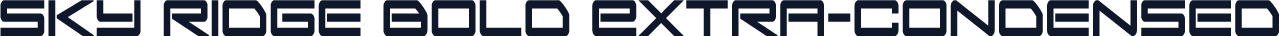 Sky Ridge Bold Extra-Condensed