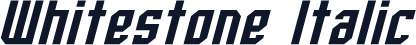 Whitestone Italic