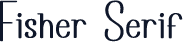 Fisher Serif