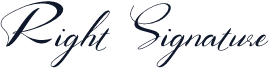 Right Signature
