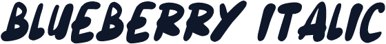 Blueberry Italic
