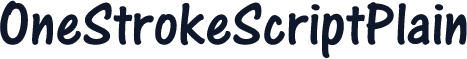 OneStrokeScriptPlain