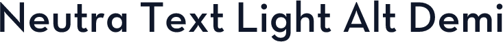 Neutra Text Light Alt Demi