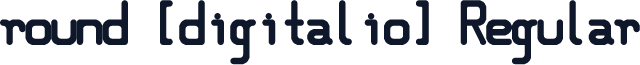 round [digitalio] Regular