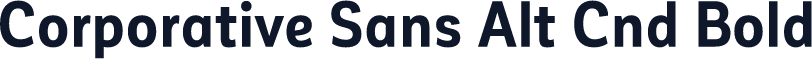 Corporative Sans Alt Cnd Bold