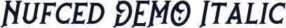 Nufced DEMO Italic