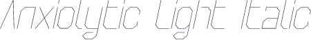 Anxiolytic Light Italic