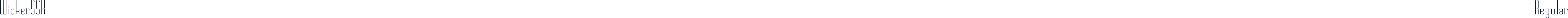 WickerSSK Regular