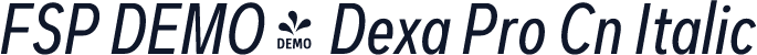FSP DEMO - Dexa Pro Cn Italic