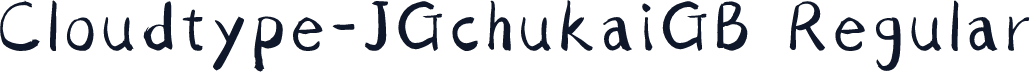 Cloudtype-JGchukaiGB Regular