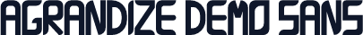 Agrandize Demo Sans