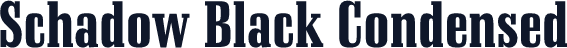 Schadow Black Condensed