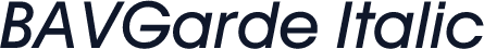 BAVGarde Italic