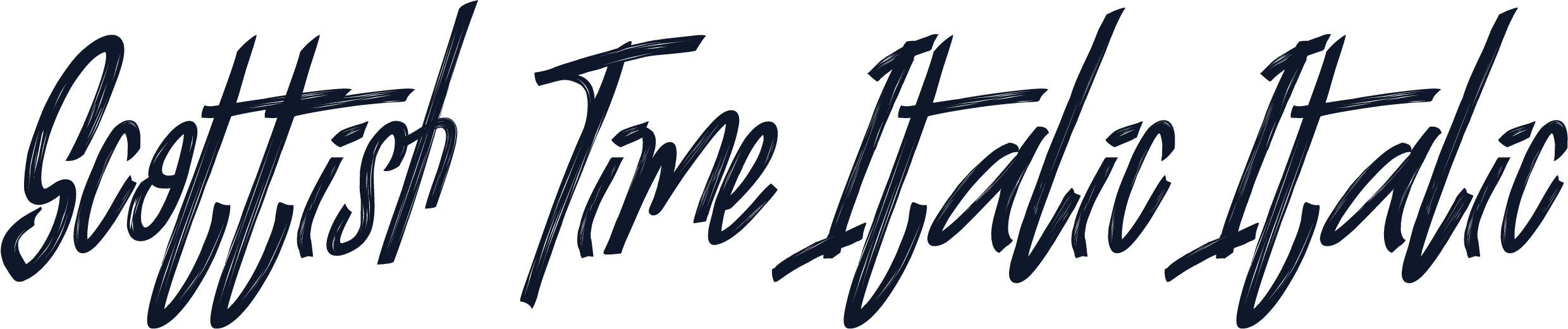 Scottish Time Italic Italic